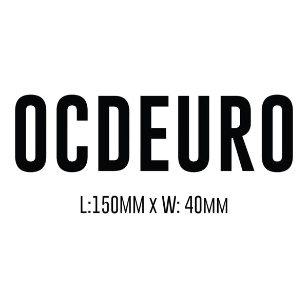 OCDEURO Logo Vinyl Decal